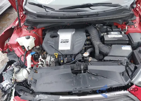 2016 Hyundai Veloster Turbo z USA, uszkodzony, nr VIN KMHTC6AE3GU260957